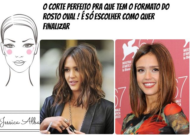 corte long bob rosto redondo