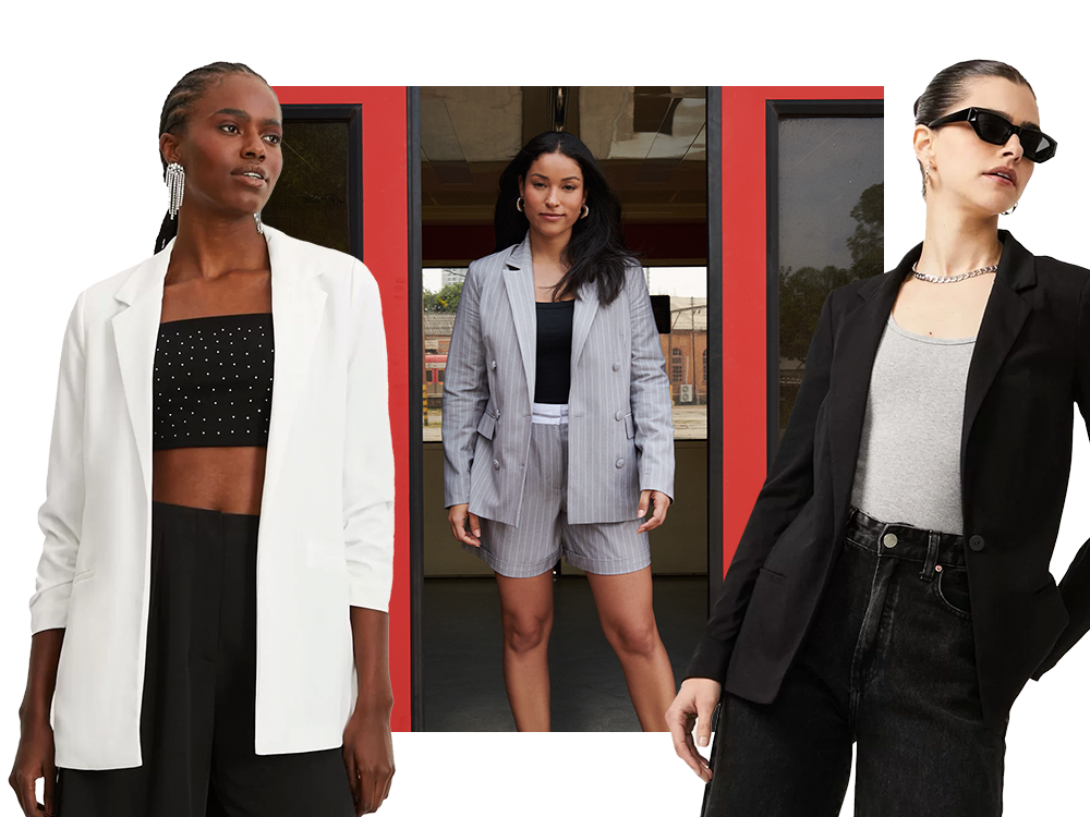 como usar blazer preto feminino