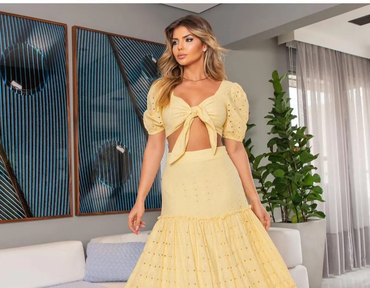 tendência saia de prega