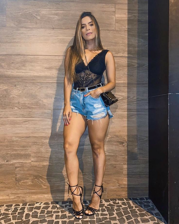 look festa verão short jeans