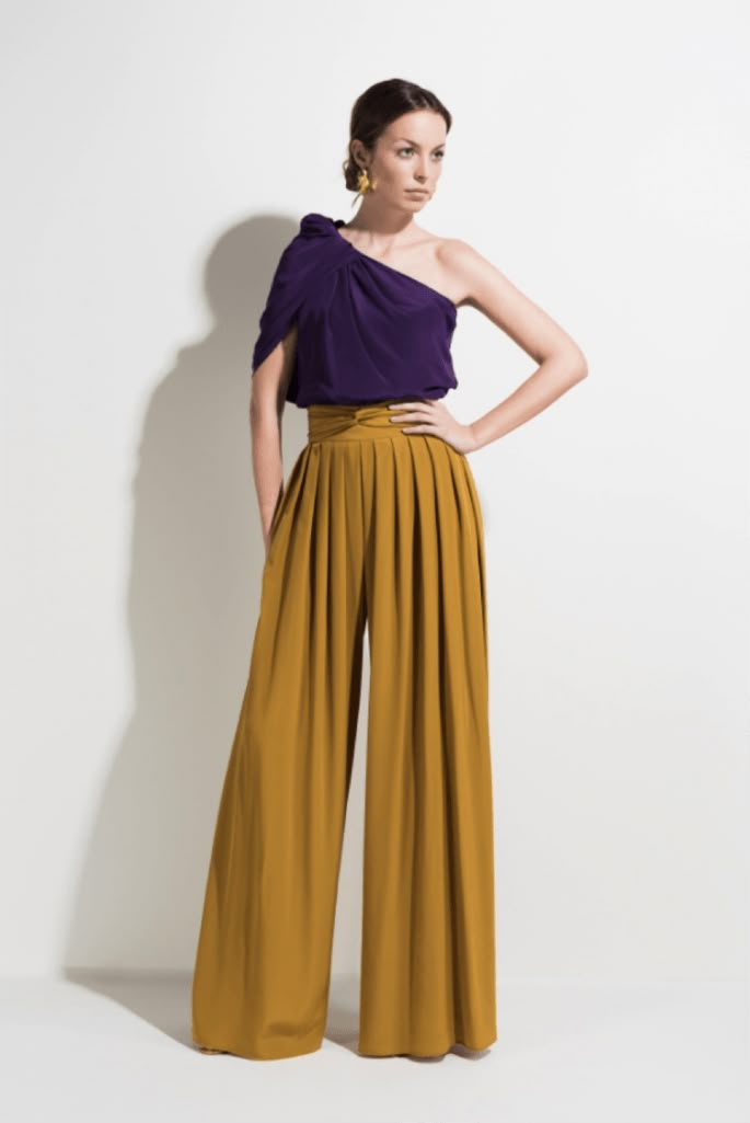 tendência moda festa calça feminina