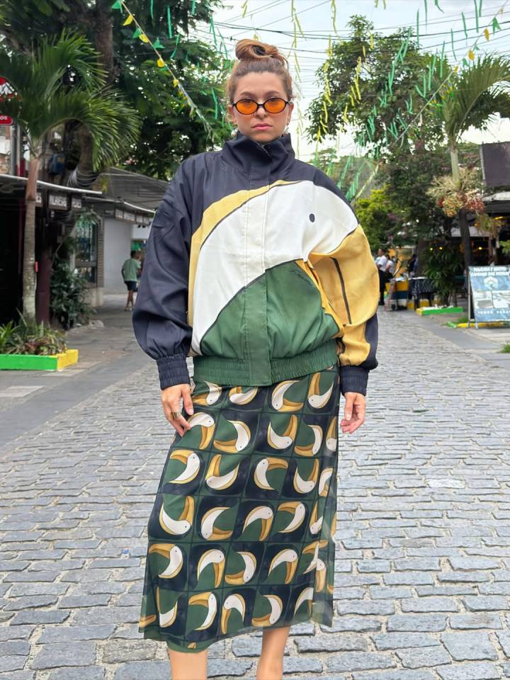 look feminino para torcer pelo brasil na copa 1
