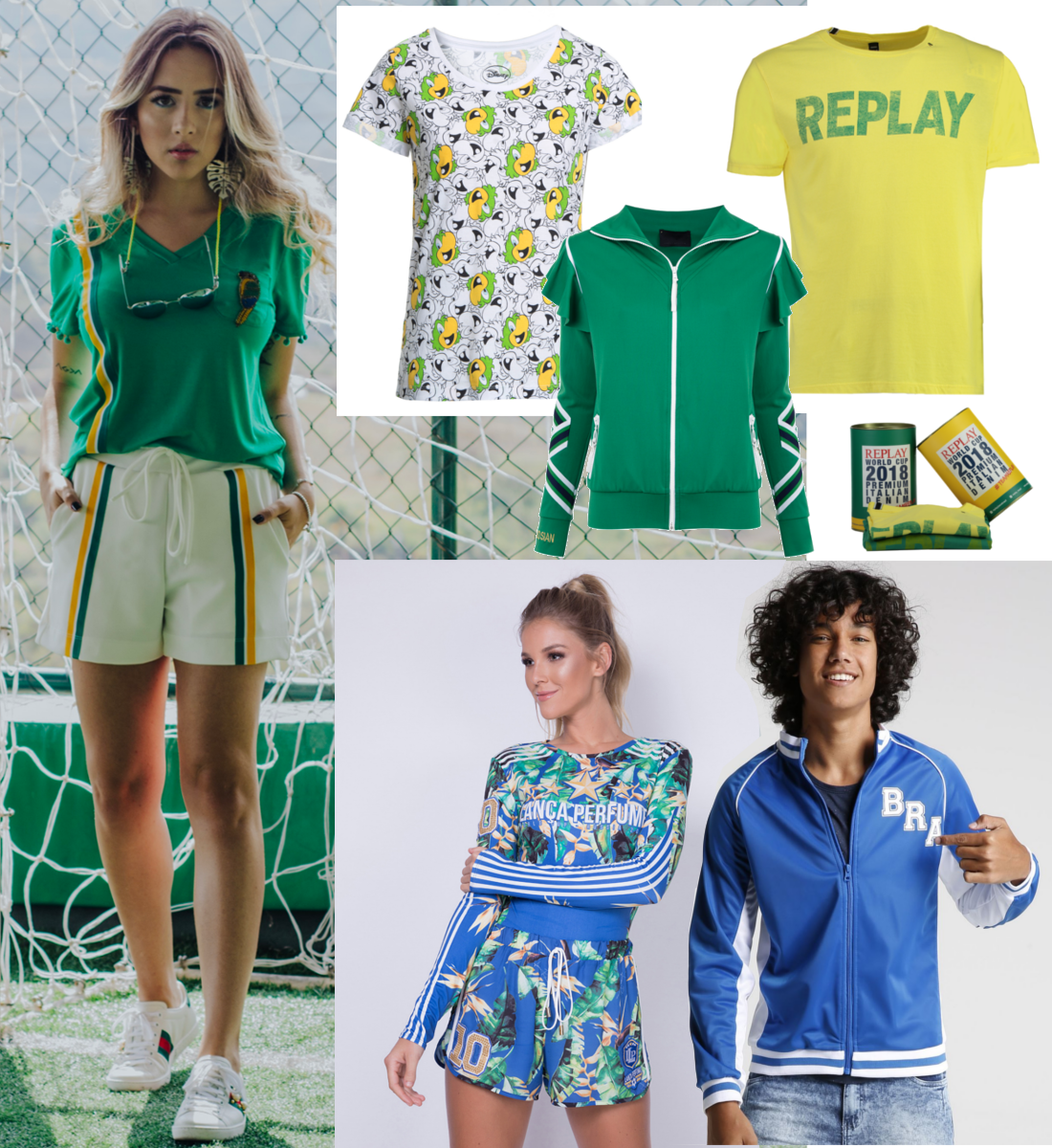 look feminino para torcer pelo brasil na copa 3