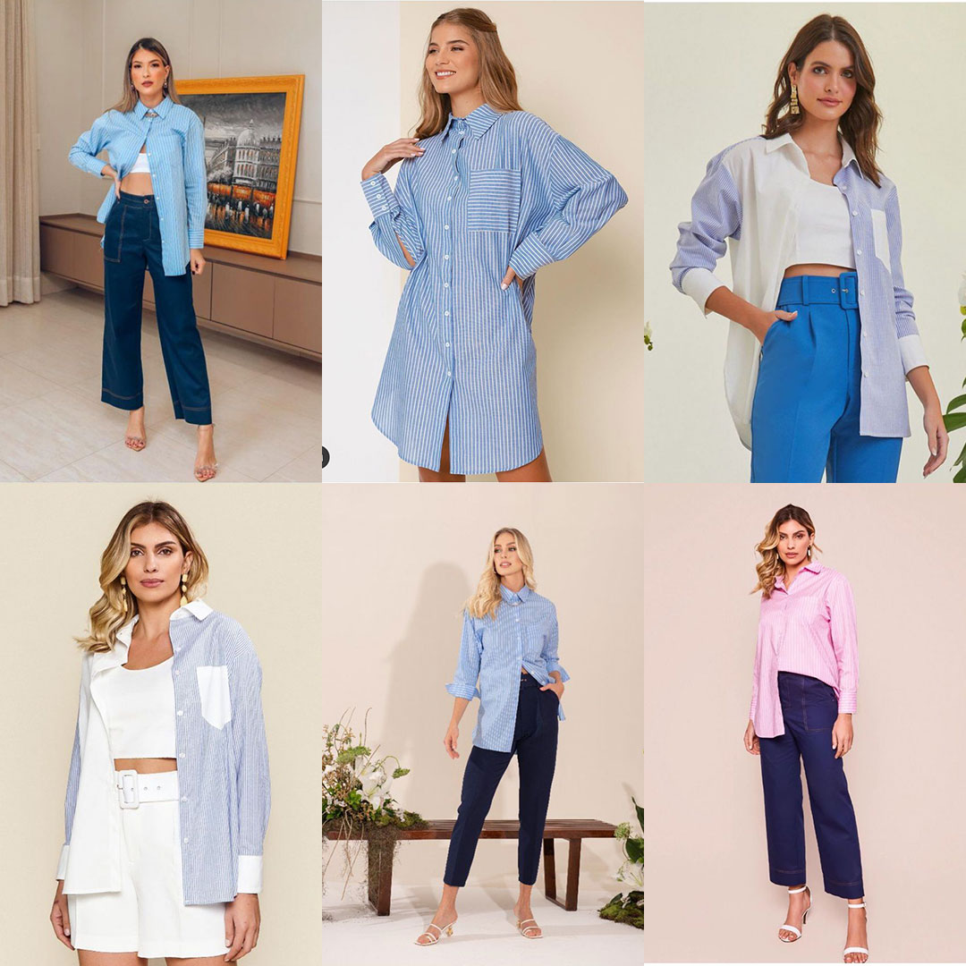 looks com camisa oversized