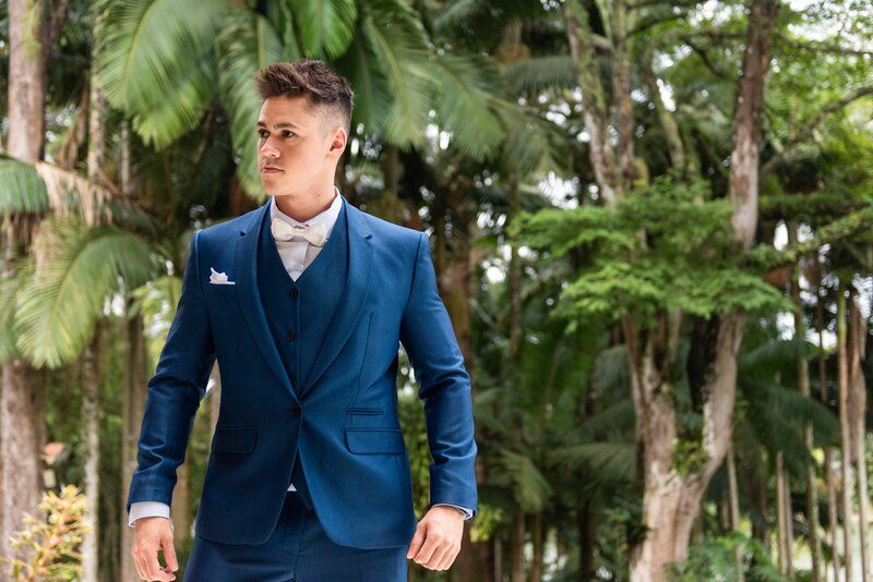 vestido longo casamento dia