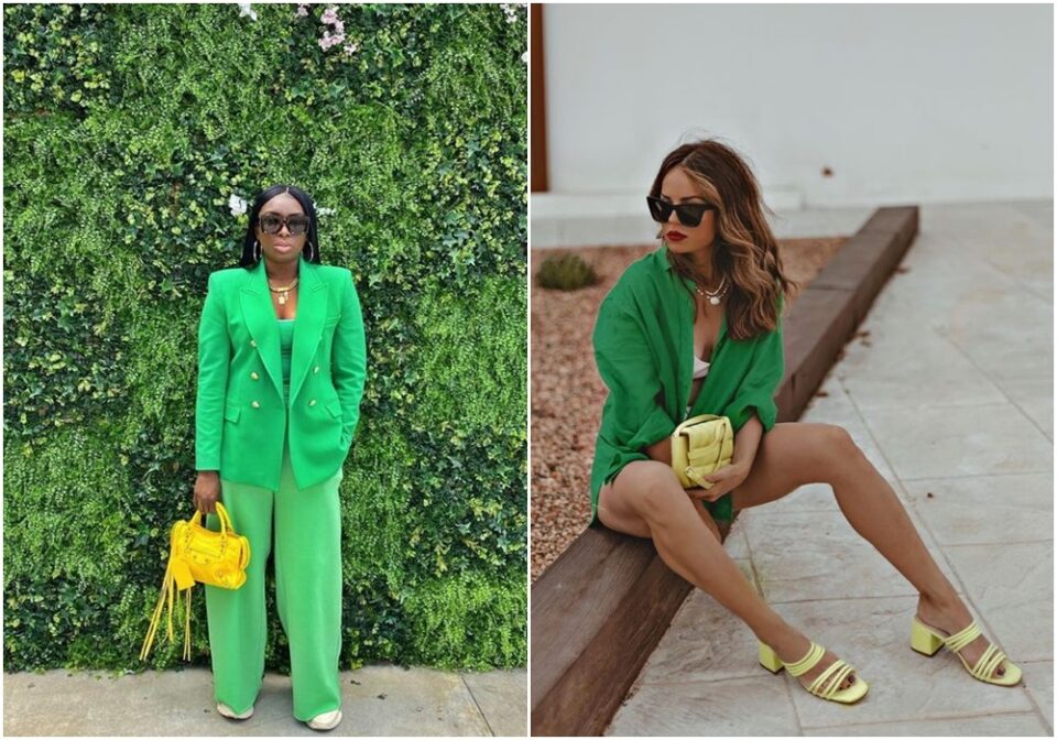 tendências cores verde amarelo