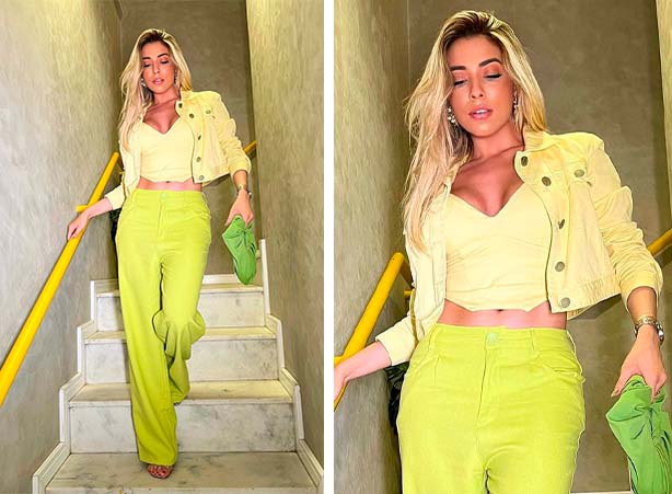 verde militar com amarelo