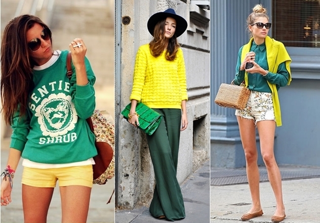 acessórios verde amarelo