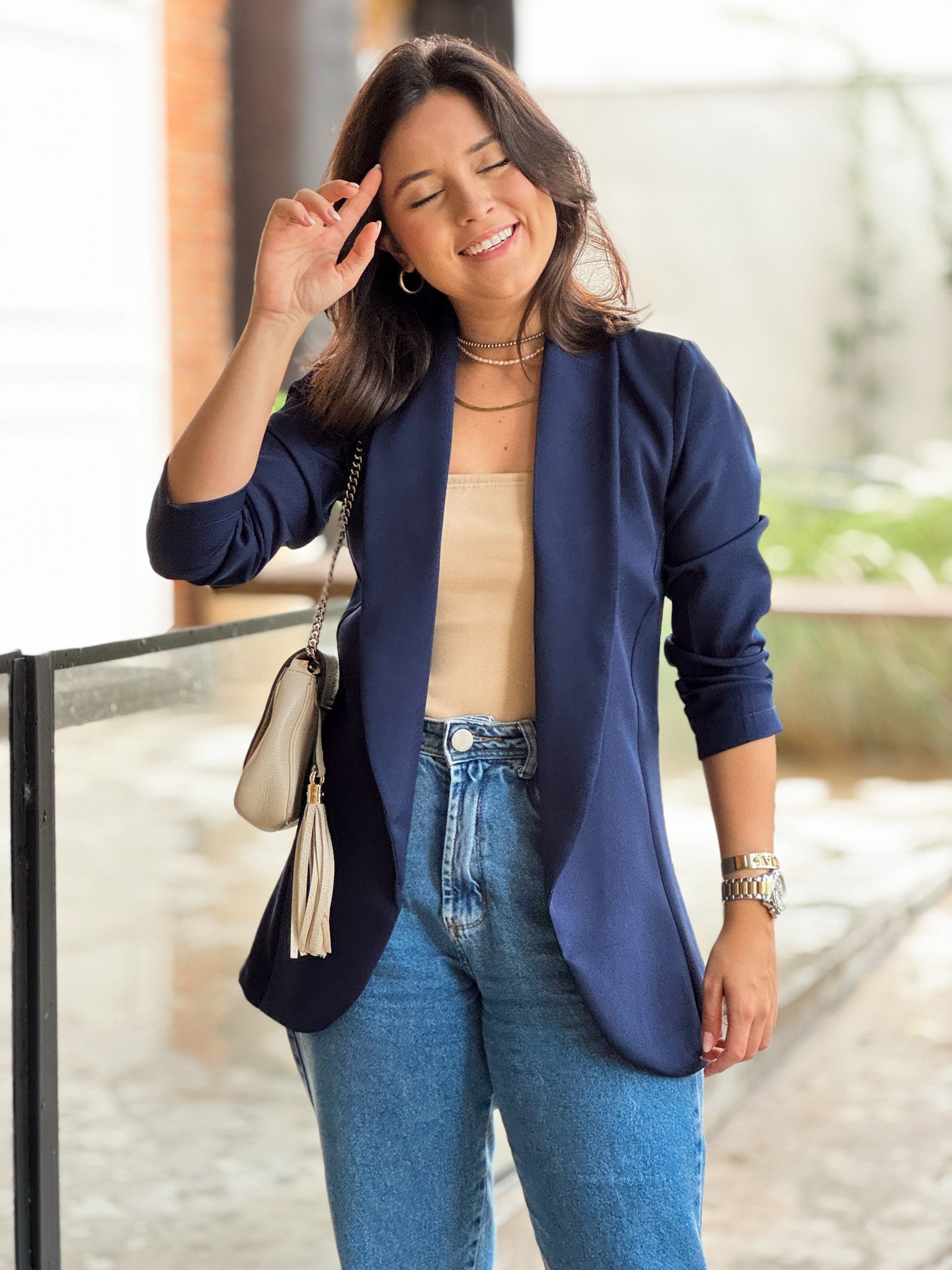 blazer colorido looks