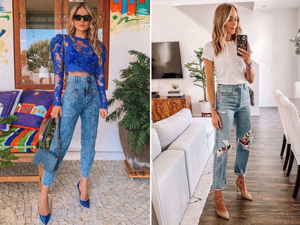 como usar scarpin com jeans no trabalho