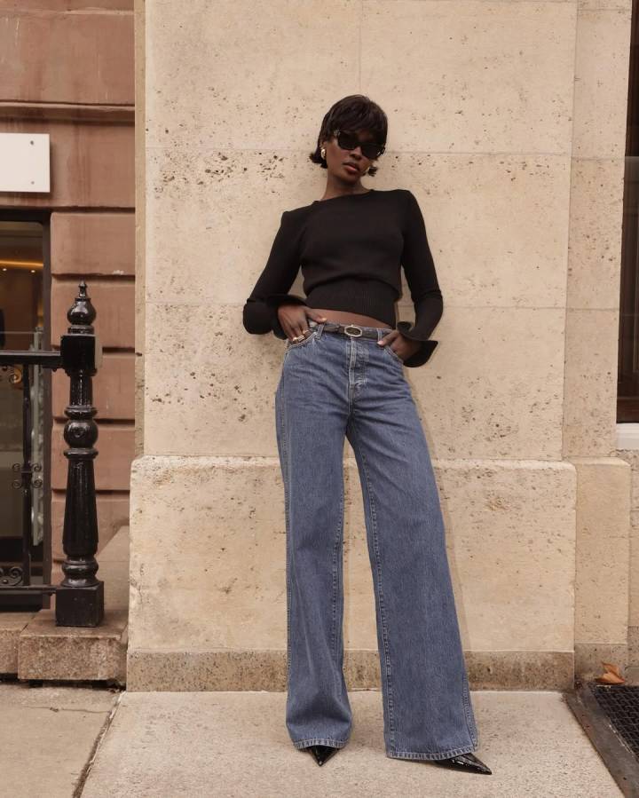 como usar scarpin com jeans no trabalho