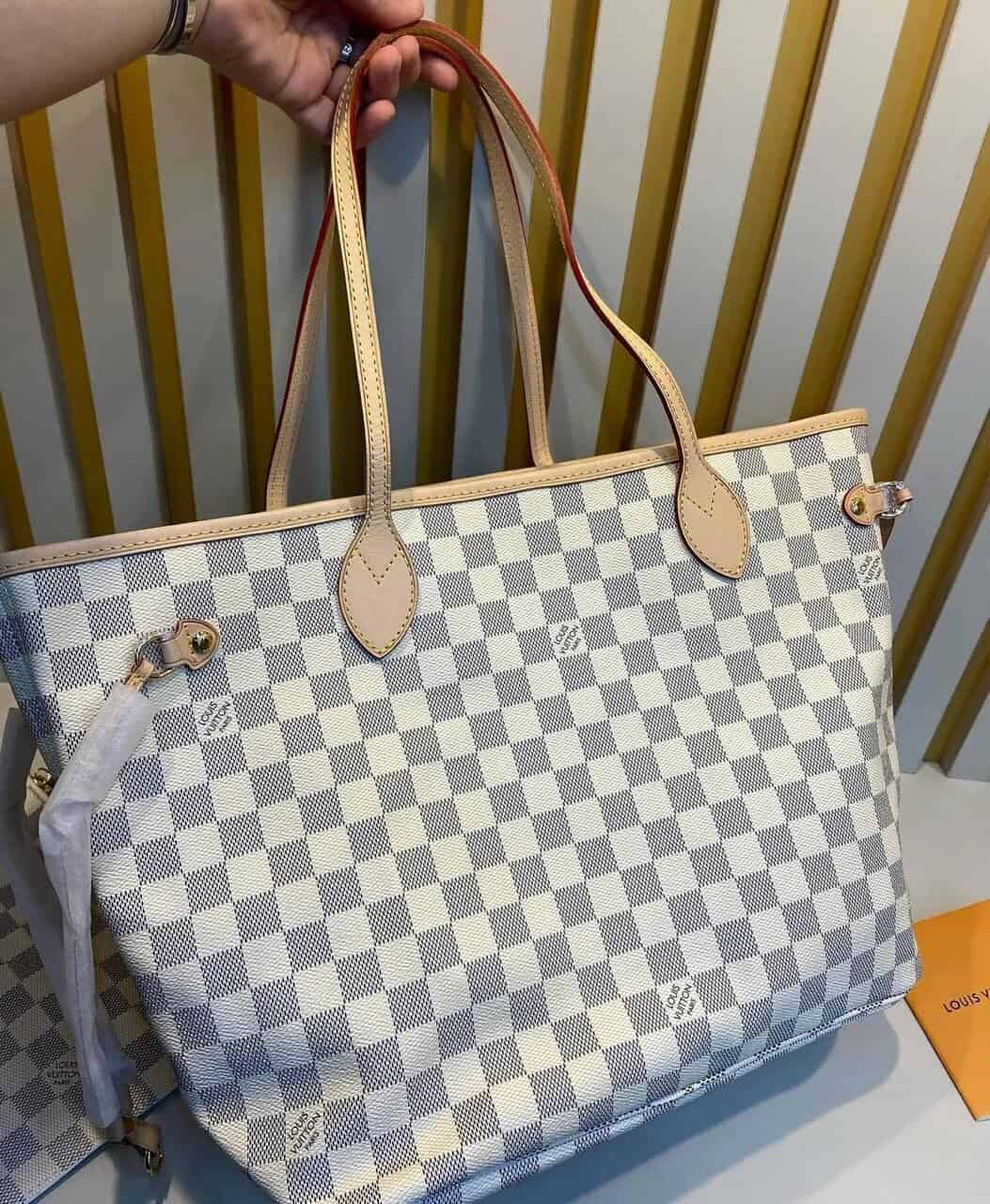 bolsa neverfull damier ebene