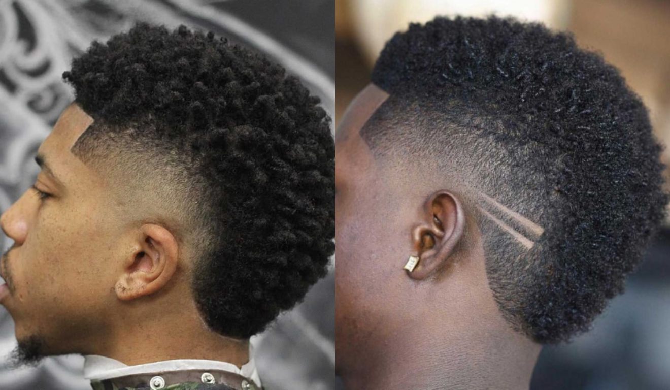 fade para cabelo cacheado