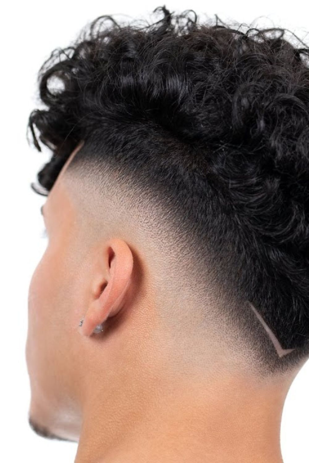 corte barbearia em V