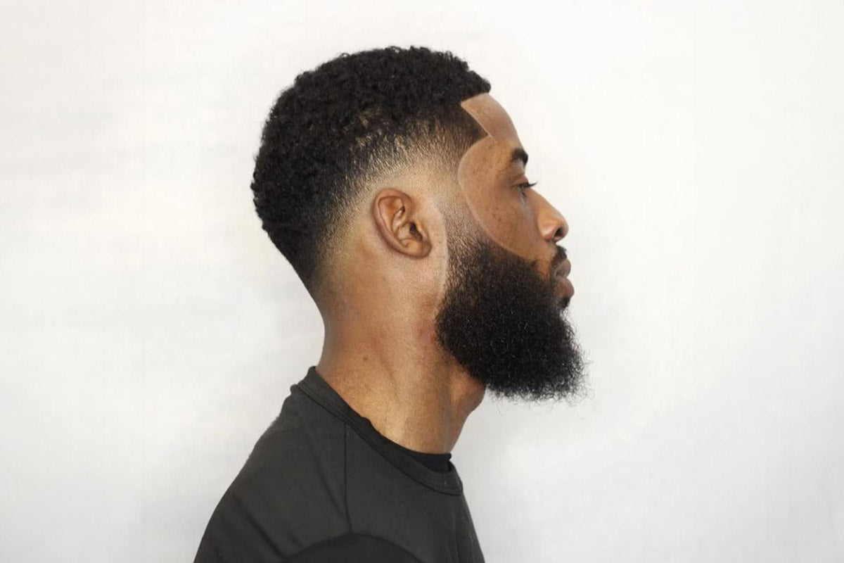 corte barbearia em V