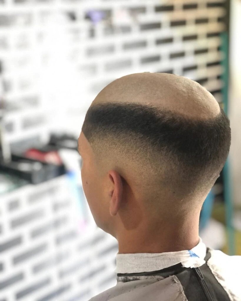 low fade v shape