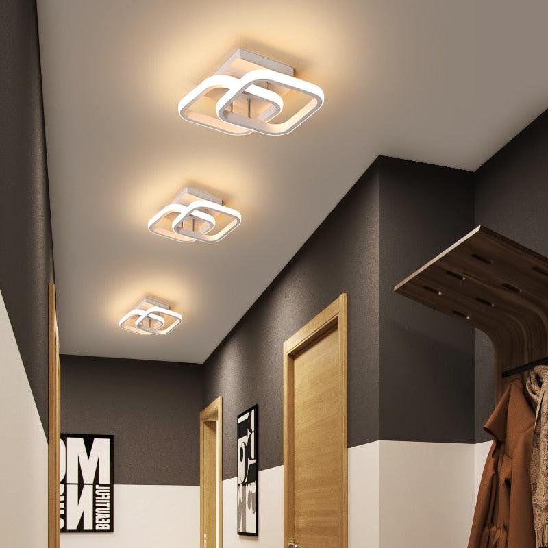 luminária de teto sala minimalista