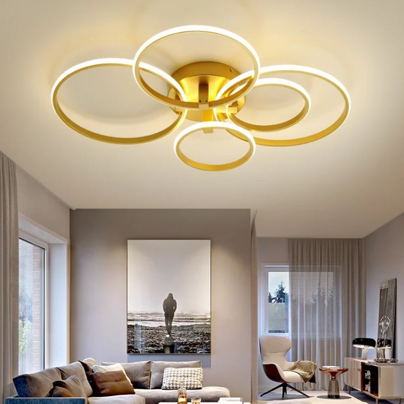 iluminação de teto moderna sala