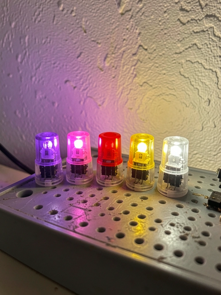 Sanca de gesso com fita LED acesa em luz quente, destacando o contorno do teto na sala.
