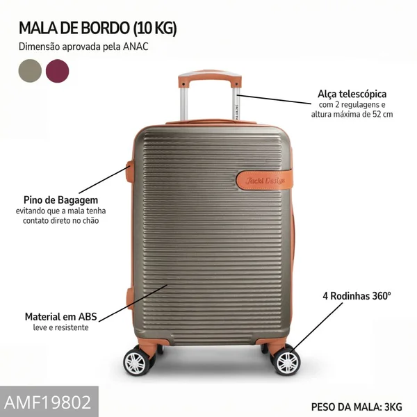aerolook mala de bordo 10kg