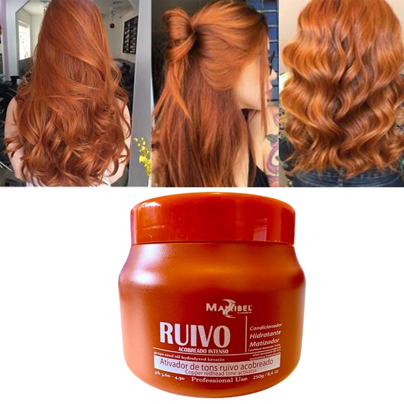 banho de brilho ruivo