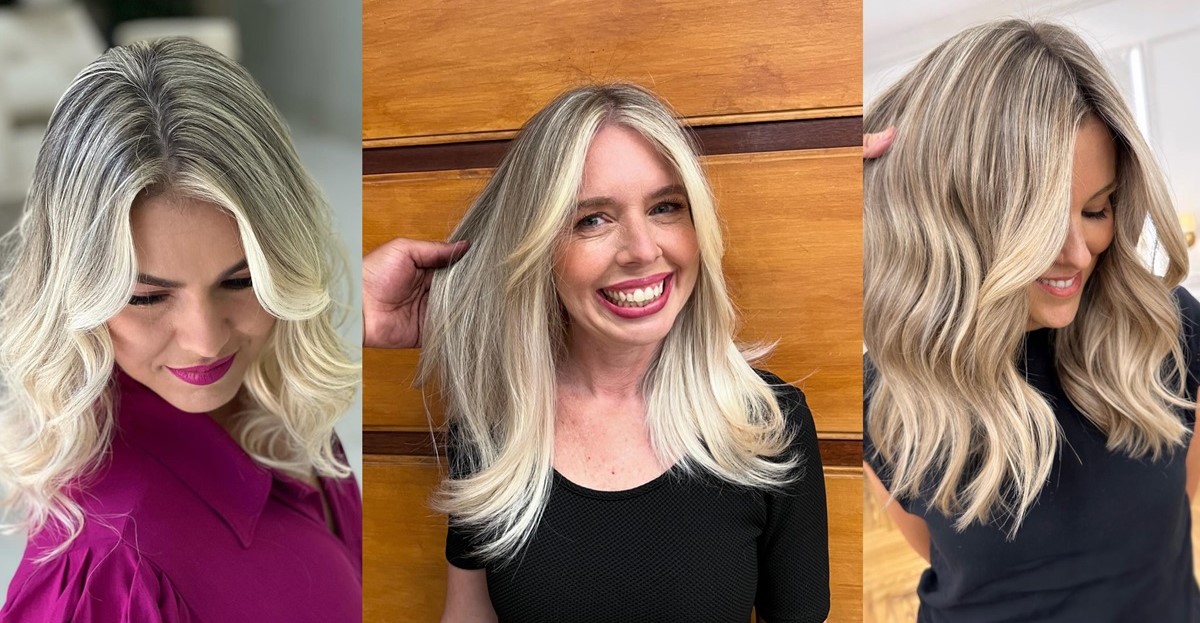 mechas para disfarçar grisalhos