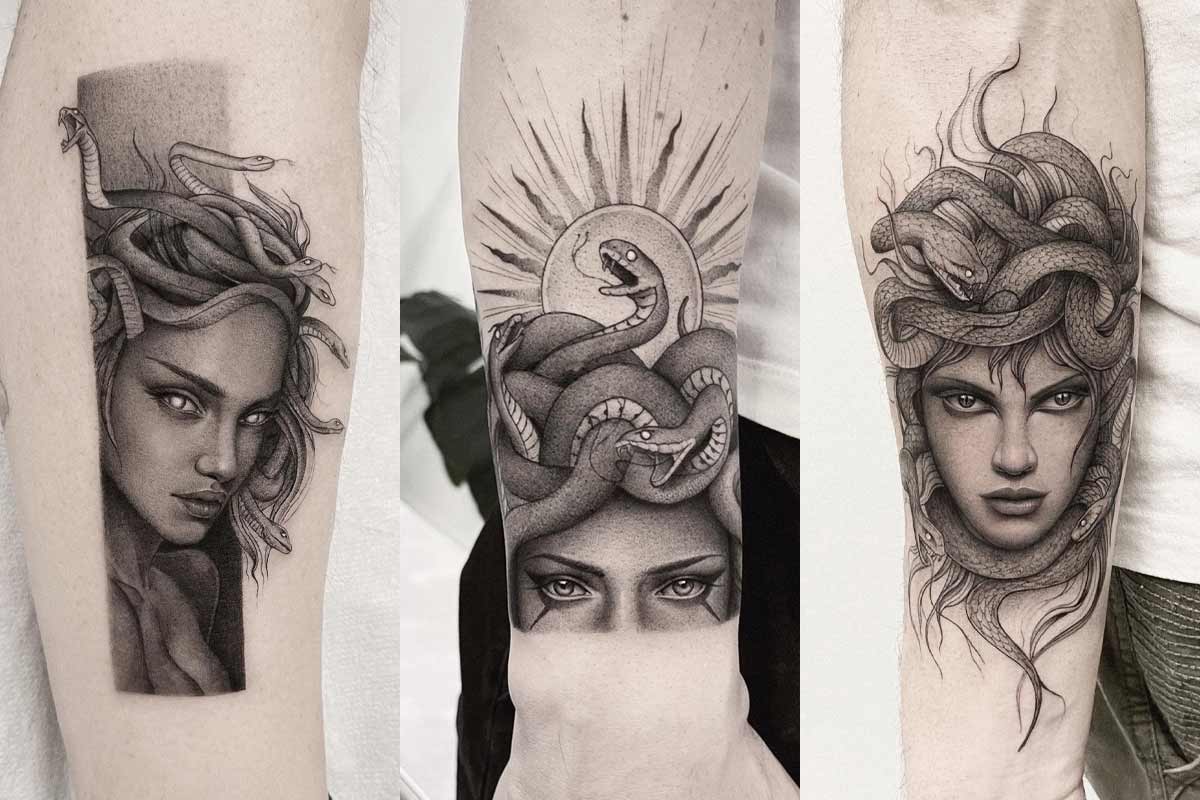 medusa tattoo old school
