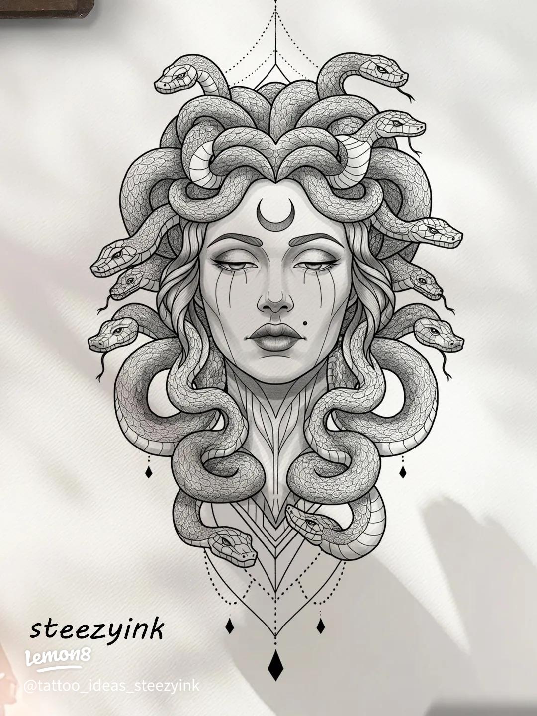 tatuagem gorgoneion