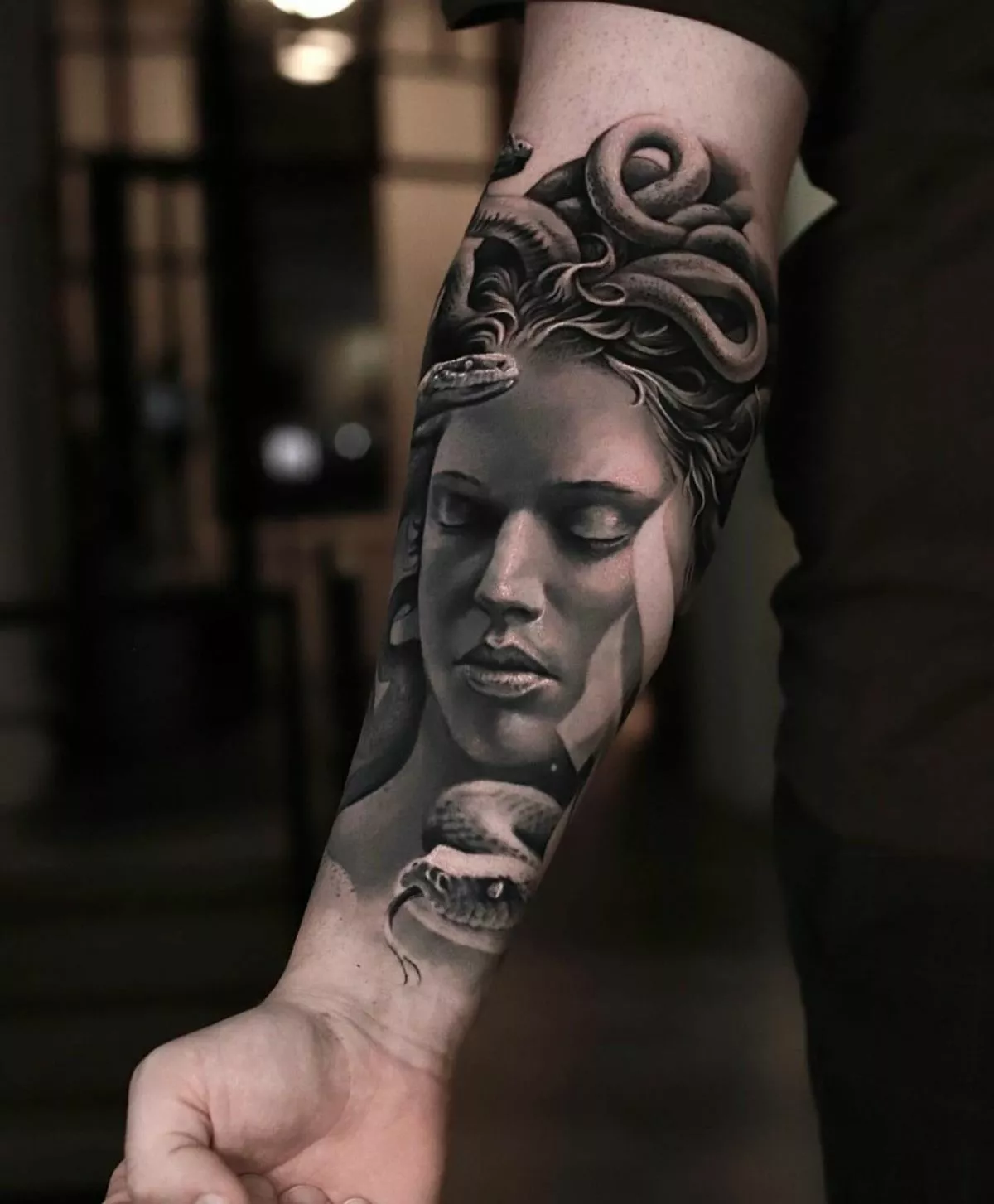 medusa tattoo neo tradicional