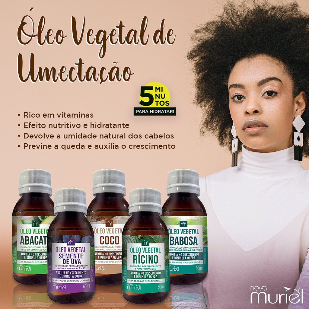 melhor óleo vegetal para cabelo seco