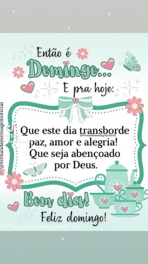 bom domingo