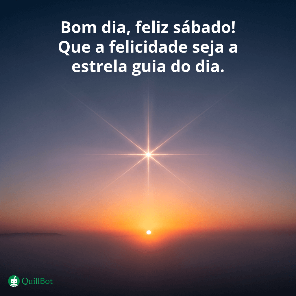 bom dia sábado mensagem