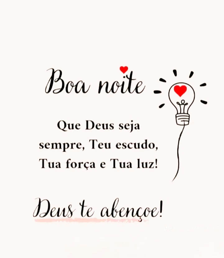 mensagem de boa noite com deus