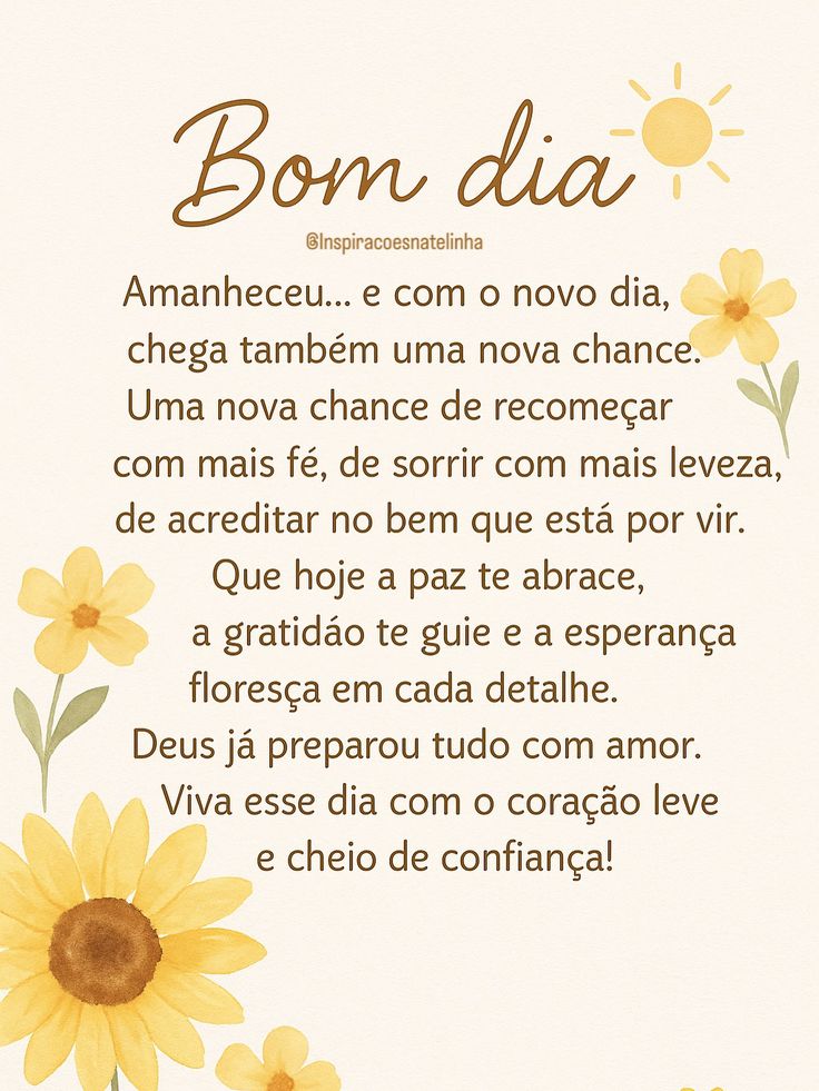 frases de bom dia