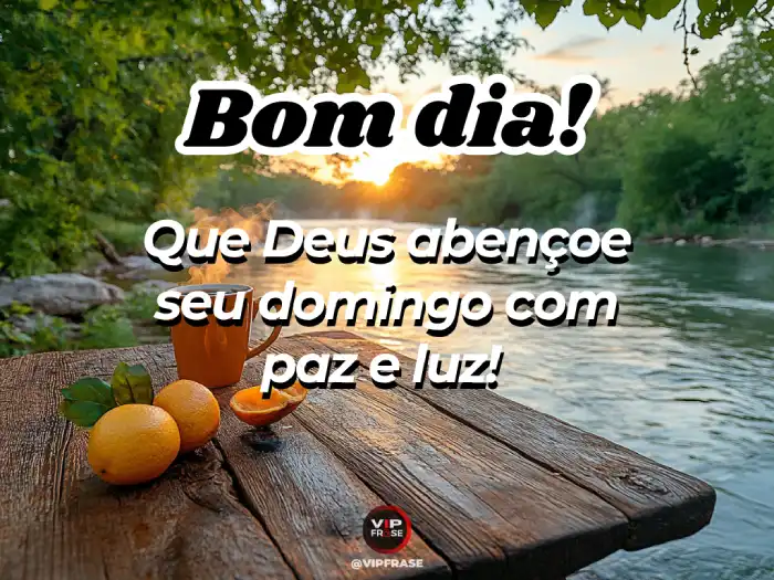 bom dia domingo família