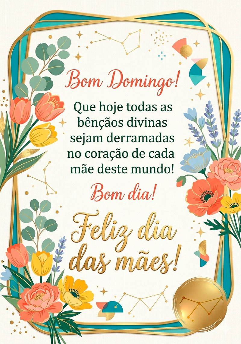desejos de bom domingo abençoado
