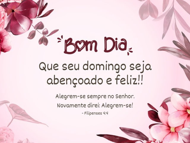 mensagens de esperança para o domingo