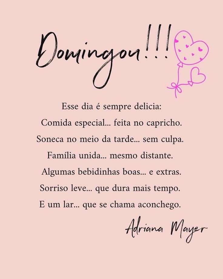 frases de bom dia domingo