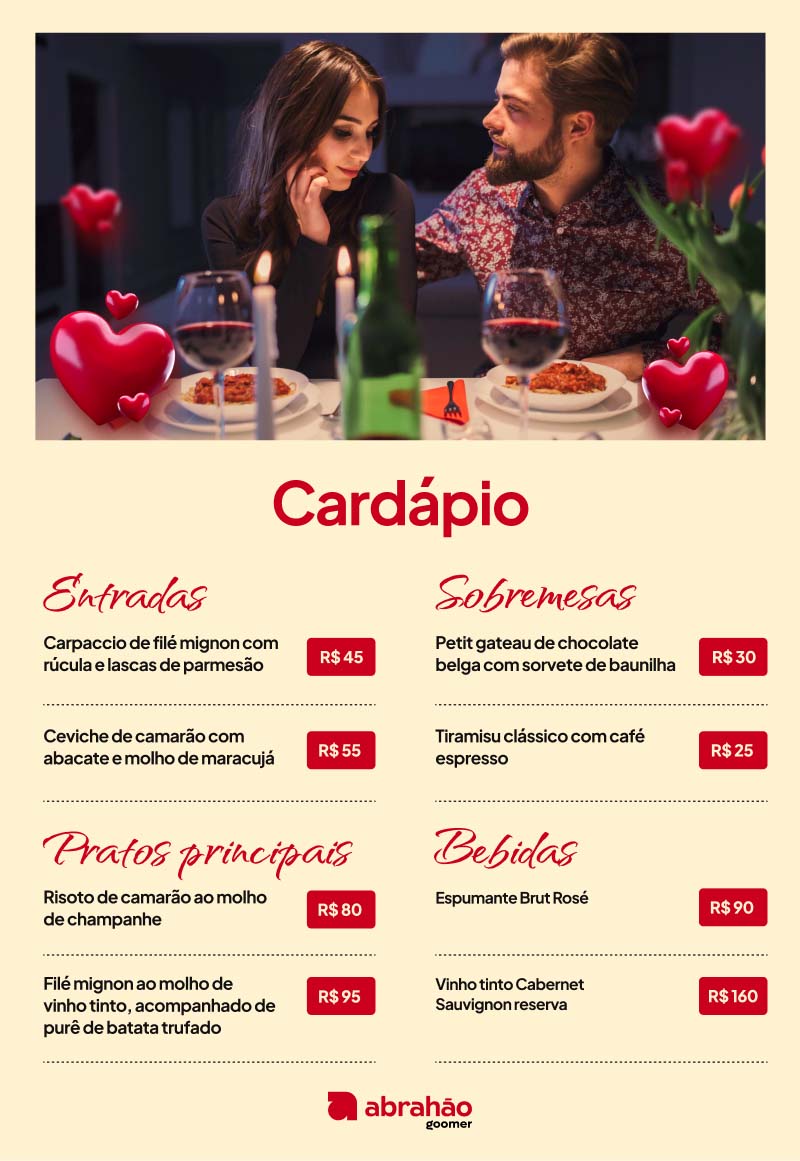receita dia dos namorados