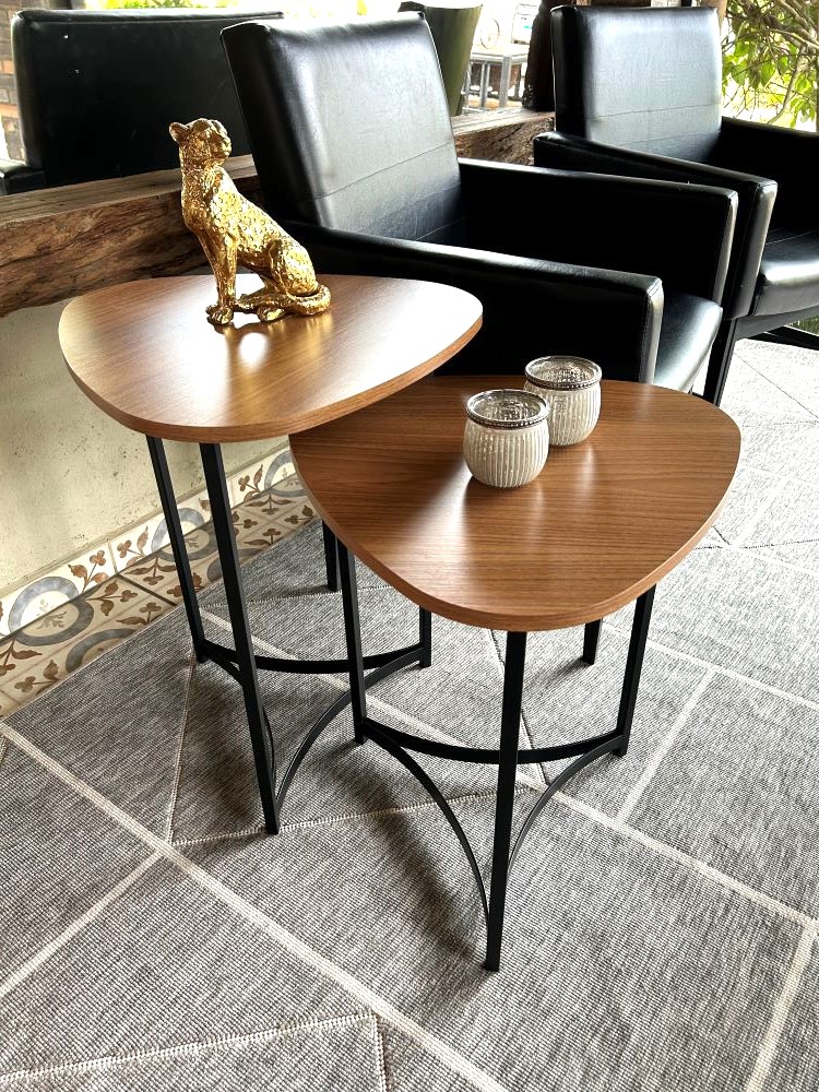 conjunto mesa lateral sala