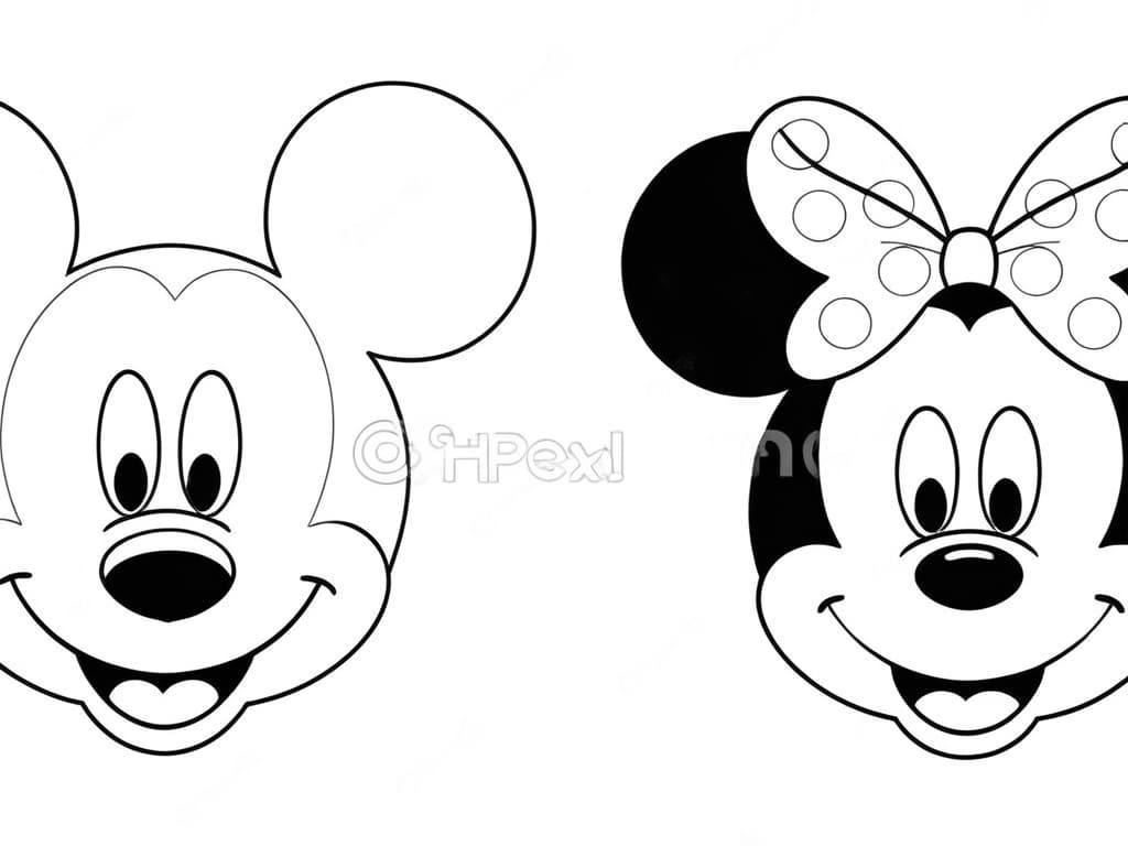 mickey mouse para colorir