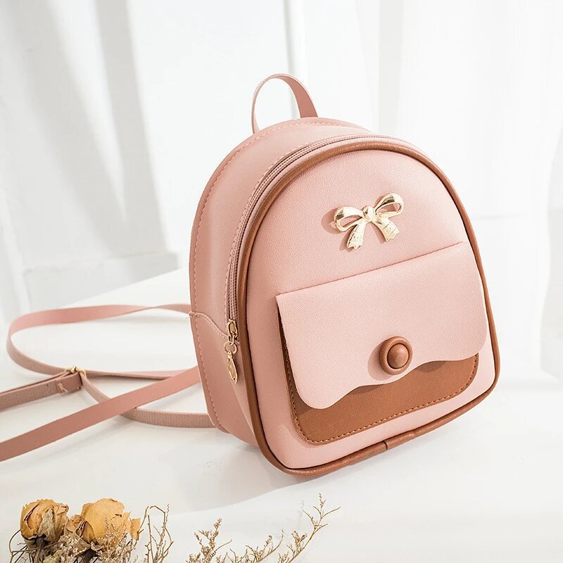 mini mochila feminina minimalista