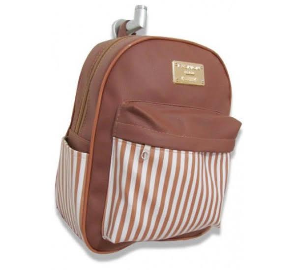 mini mochila feminina de nylon