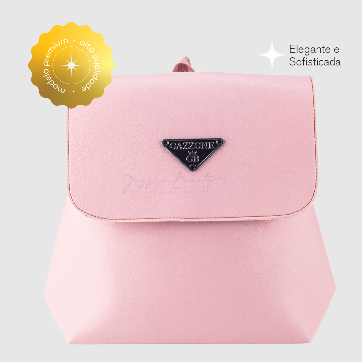 mini mochila feminina com bolso antifurto