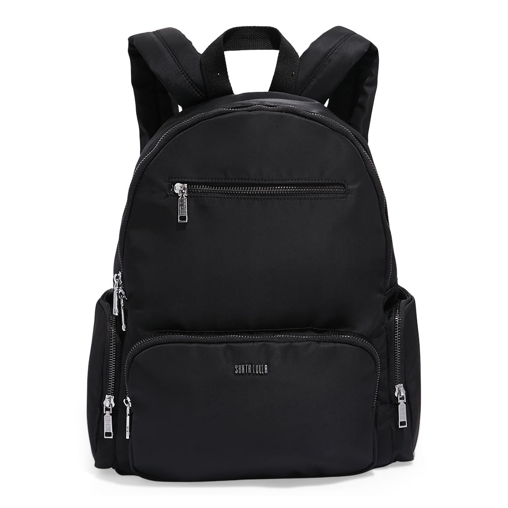 Mochila Santa Lolla nylon preta