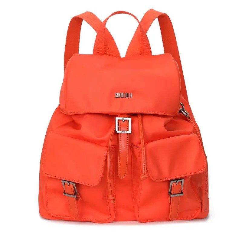 Mochila Santa Lolla nylon cinza