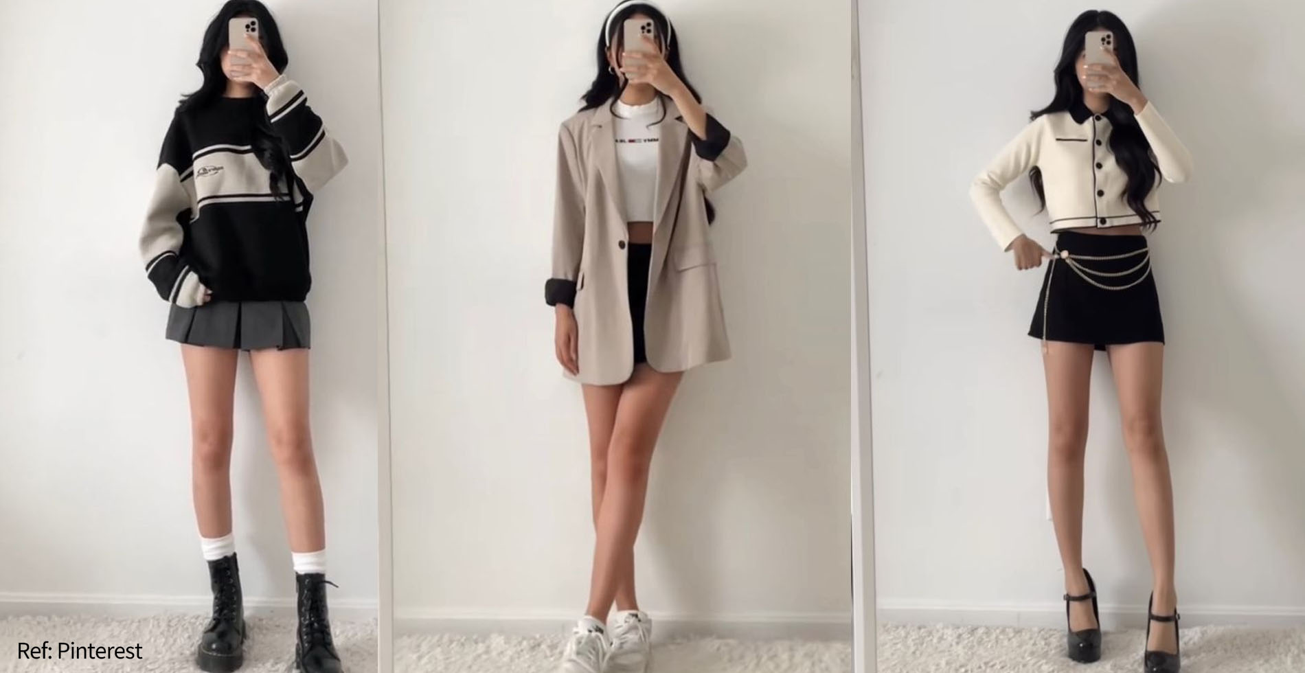 moda coreana oversized