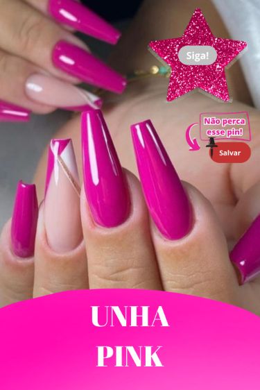 unhas em gel simples