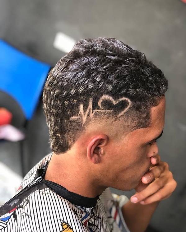 moicano curto liso