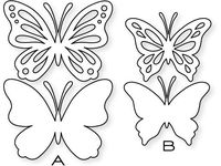 molde de borboleta para patchwork
